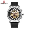 NAVIFORCE/ Lingxiang 9167 Men's Watch, waterproof quartz leather strap, six-hand multi-functional mesh strap men's watch Item Picture